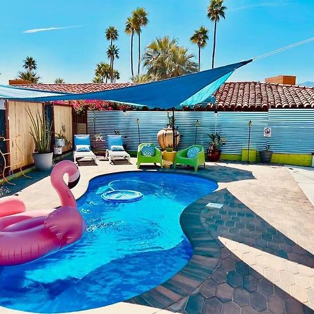 パーム・スプリングス The Flamingo Palms Private 1Bd 1Ba Unit In Duplexヴィラ エクステリア 写真